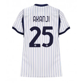 Inter Milan Manuel Akanji #25 Borte skjorte til dame 2026-27 Kortermet
